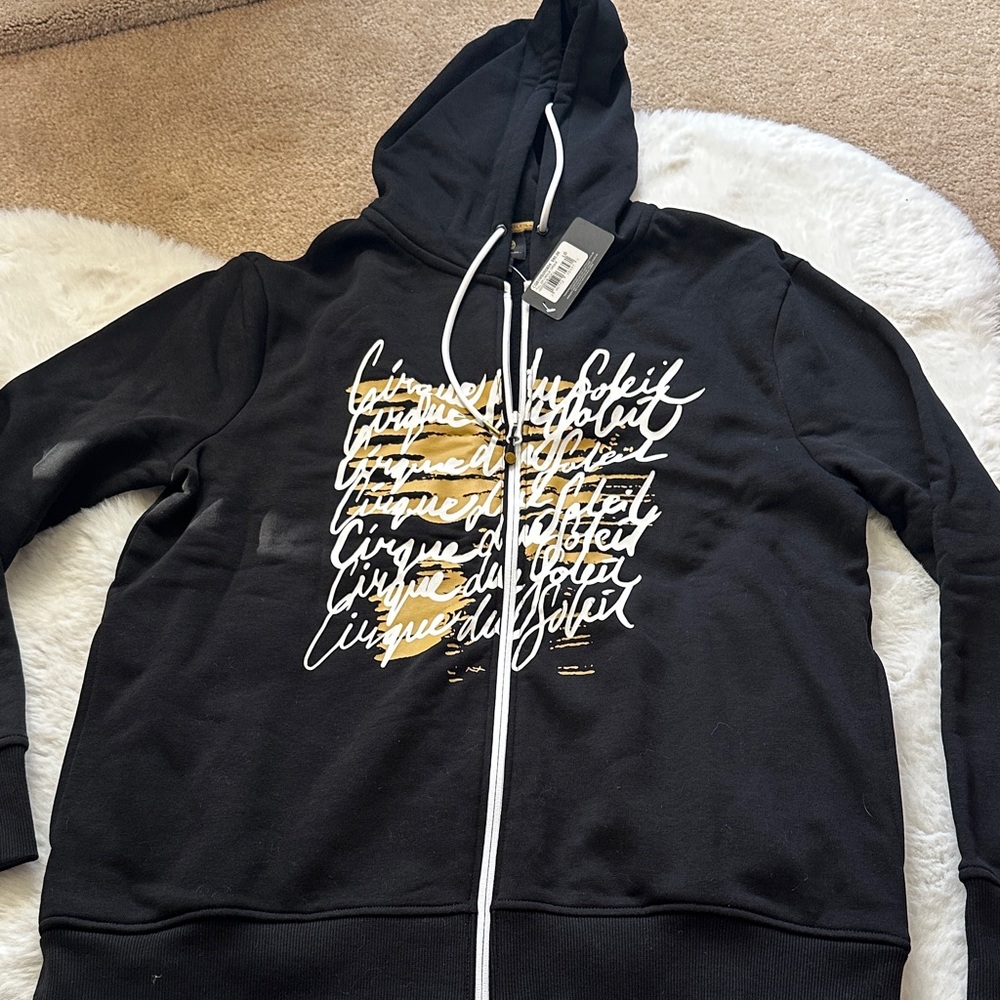 Cirque dust Soleil Black Full-Zip Hoodie